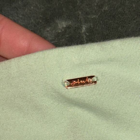 Victoria’s Secret PINK Crossover Skort Women’s Large Mint Green Skirt Athletic - Picture 4 of 7